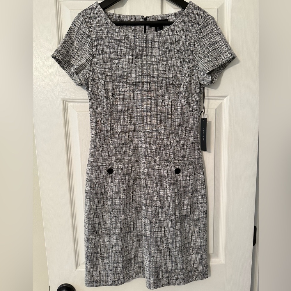New Tahari Black and White dress